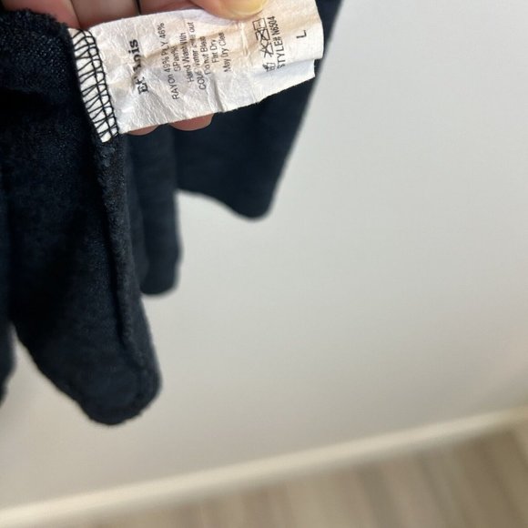 Women’s Et’ Lois Size Large Button Front Oversized Cardigan Top Blue - Picture 5 of 7